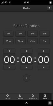 GNOME Clocks: Timer