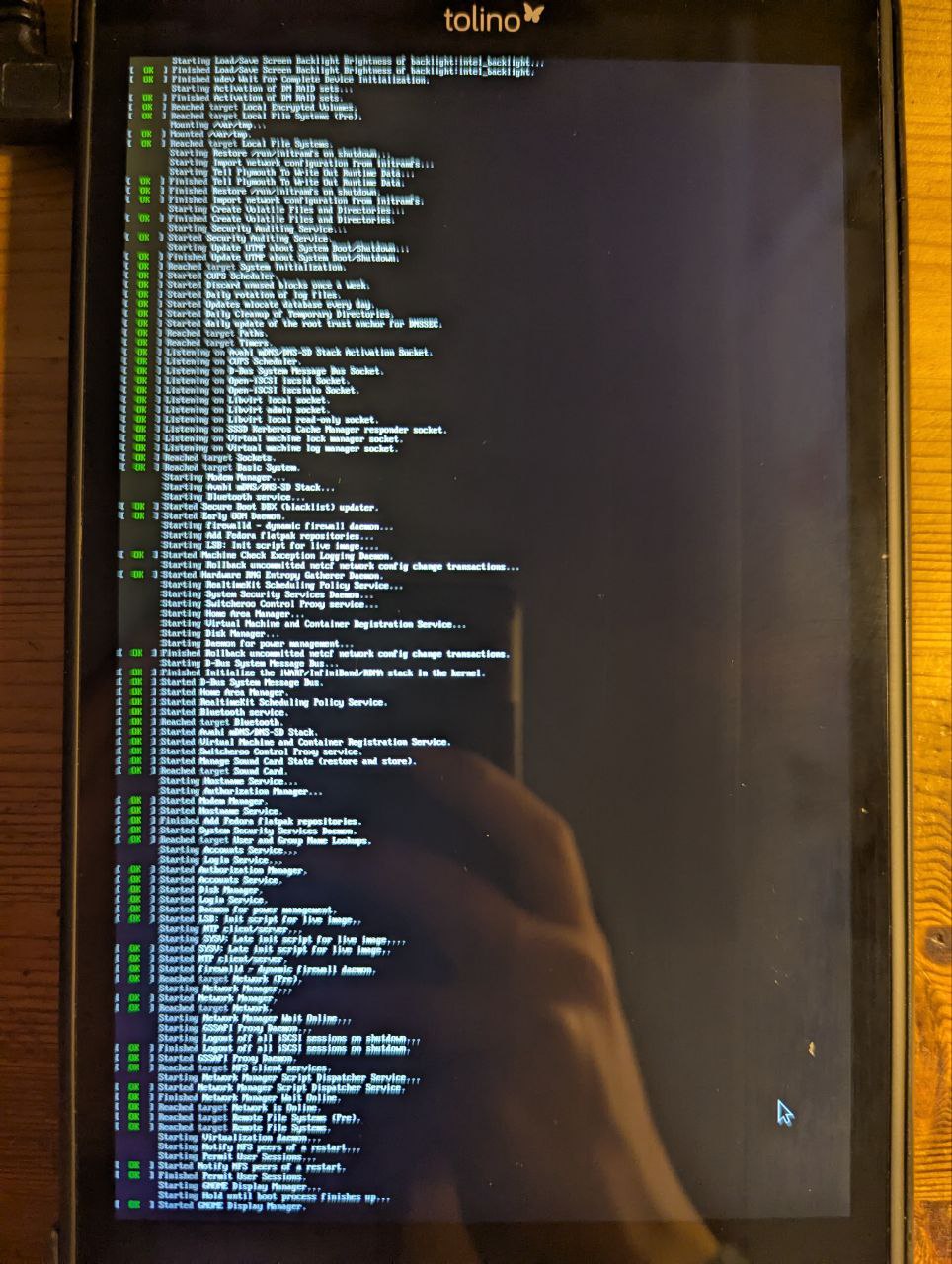Linux booting on Tolino Tab 8 Linux booting on Tolino Tab 8